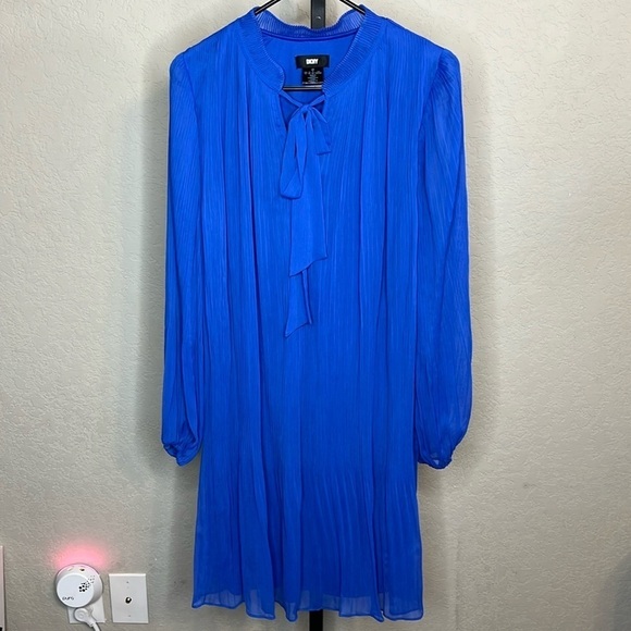 Dkny Dresses & Skirts - 357 - DKNY NWOT Blue Long Sleeve Dress, Size 10